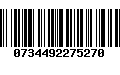 Código de Barras 0734492275270
