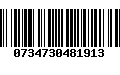 Código de Barras 0734730481913