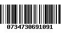 Código de Barras 0734730691091