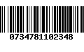 Código de Barras 0734781102348