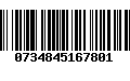 Código de Barras 0734845167801
