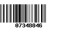 Código de Barras 07348846