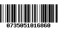 Código de Barras 0735051016860