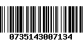 Código de Barras 0735143007134