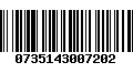 Código de Barras 0735143007202