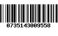 Código de Barras 0735143009558