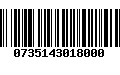 Código de Barras 0735143018000