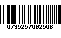 Código de Barras 0735257002506
