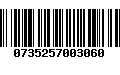 Código de Barras 0735257003060