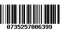 Código de Barras 0735257006399
