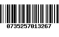 Código de Barras 0735257013267
