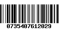 Código de Barras 0735407612029