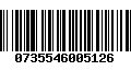 Código de Barras 0735546005126