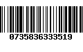 Código de Barras 0735836333519