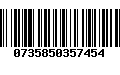 Código de Barras 0735850357454