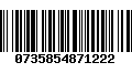 Código de Barras 0735854871222