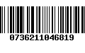 Código de Barras 0736211046819