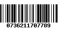 Código de Barras 0736211707789