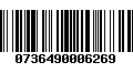 Código de Barras 0736490006269