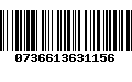 Código de Barras 0736613631156