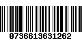 Código de Barras 0736613631262