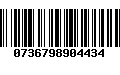 Código de Barras 0736798904434
