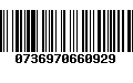 Código de Barras 0736970660929