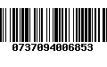 Código de Barras 0737094006853