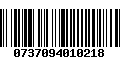 Código de Barras 0737094010218