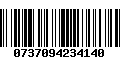 Código de Barras 0737094234140