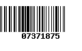 Código de Barras 07371875