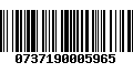 Código de Barras 0737190005965