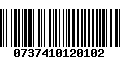 Código de Barras 0737410120102