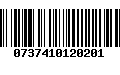 Código de Barras 0737410120201