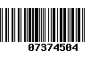 Código de Barras 07374504