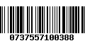 Código de Barras 0737557100388