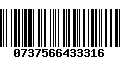 Código de Barras 0737566433316