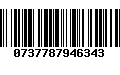 Código de Barras 0737787946343