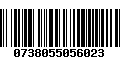 Código de Barras 0738055056023