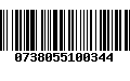 Código de Barras 0738055100344