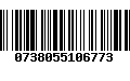 Código de Barras 0738055106773