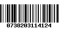 Código de Barras 0738203114124