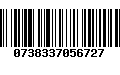 Código de Barras 0738337056727
