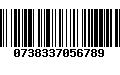 Código de Barras 0738337056789