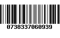 Código de Barras 0738337060939