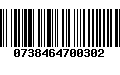 Código de Barras 0738464700302