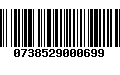 Código de Barras 0738529000699