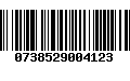 Código de Barras 0738529004123