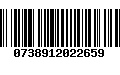 Código de Barras 0738912022659