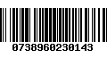 Código de Barras 0738960230143